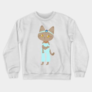 Jasmine cat Crewneck Sweatshirt